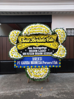 Papan Bunga Duka di Cisauk