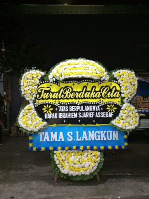 Papan Bunga Duka di Cisauk