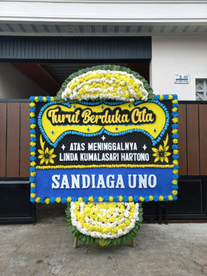 Papan Bunga Duka di Cisauk